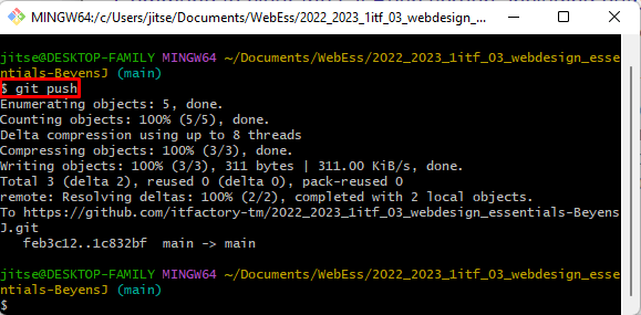 Git push