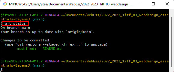 Git status
