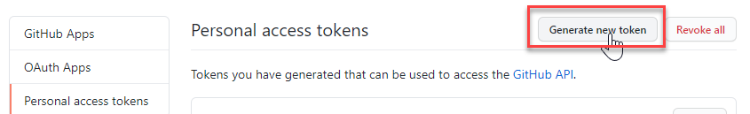 Generate new token